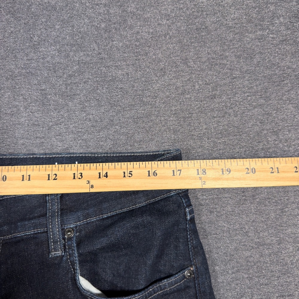 For All Mankind Standard Jeans Mens 34x31 Dark Wash Straight Leg Denim Stretch - Picture 6 of 9